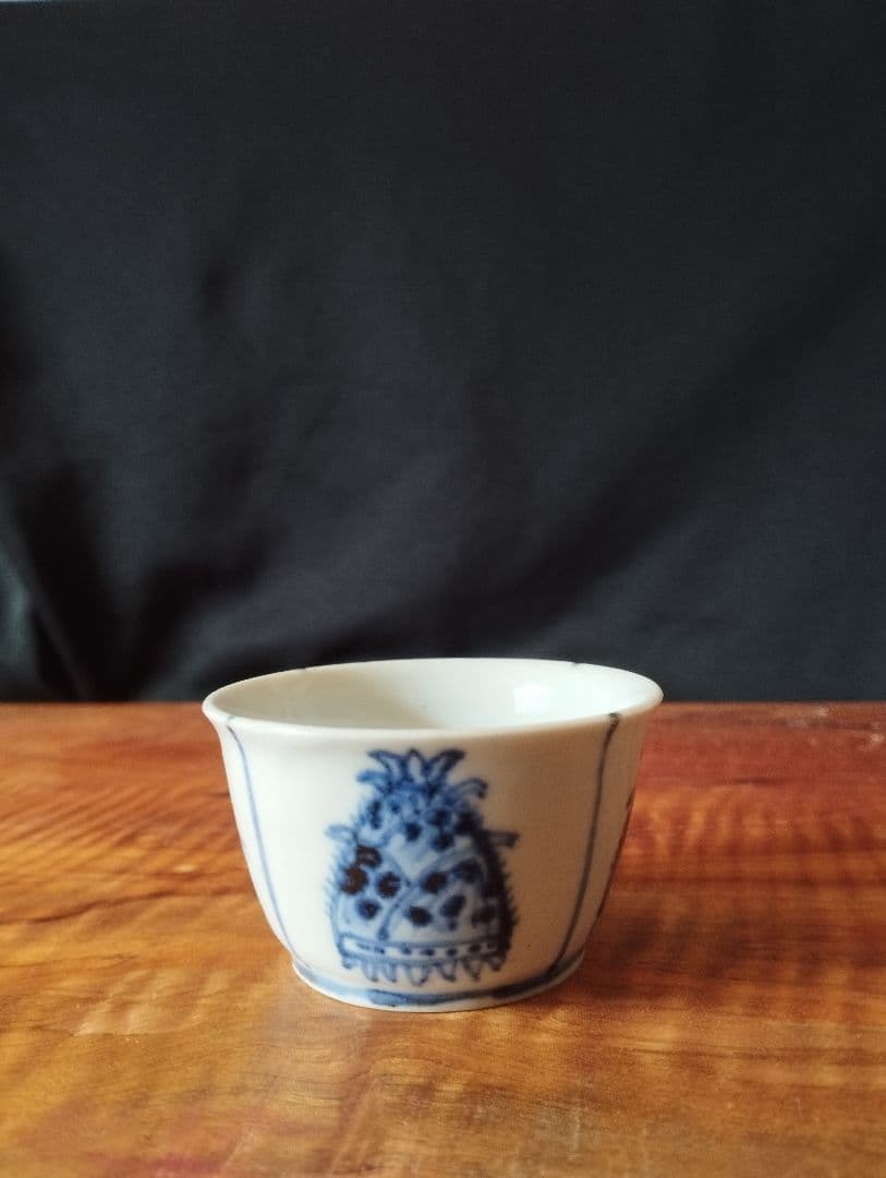 小泉淳作　染付ぐい呑