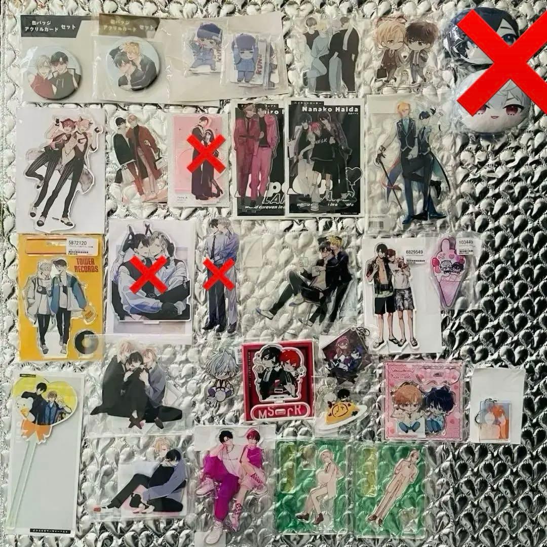 BL アクスタ　クリアカード　末広マチ　二条めも　櫻井ナナコ　佐倉リコ　楢島さち