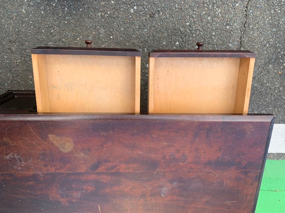 北海道民芸　勉強机　平机　レトロ　ビンテージ家具