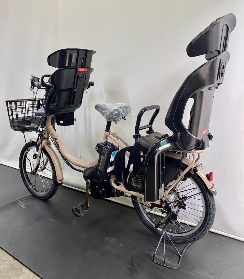 1年保証 ヤマハ　パスバビー　20インチ　子供乗せ　カフェ色　電動アシスト自転車