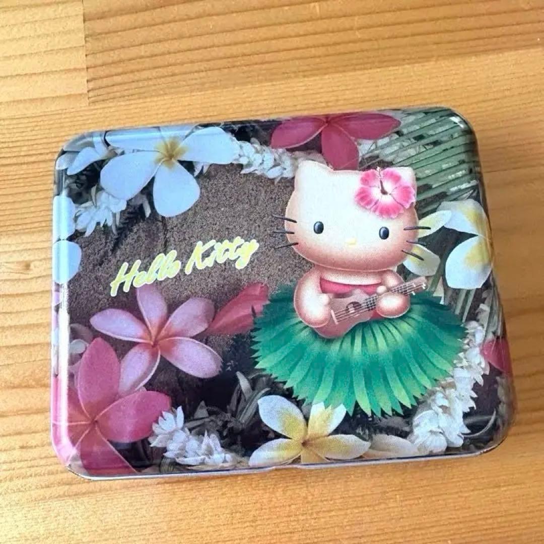 【2002年】日焼けキティ メモ缶 ハワイ限定レア サンリオ