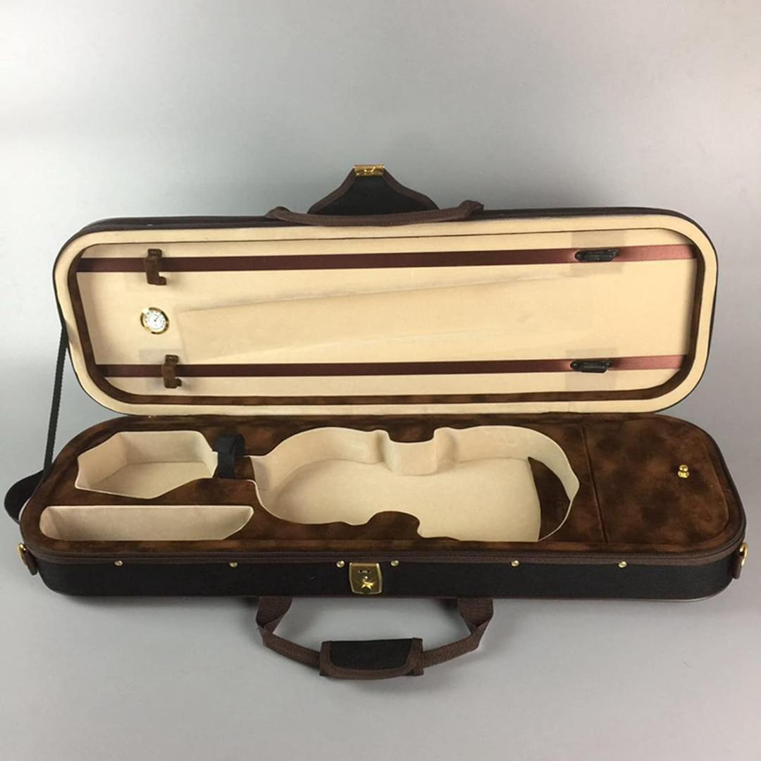 4/4 バイオリンケース 湿度計付きブランケット1 ストラップ2