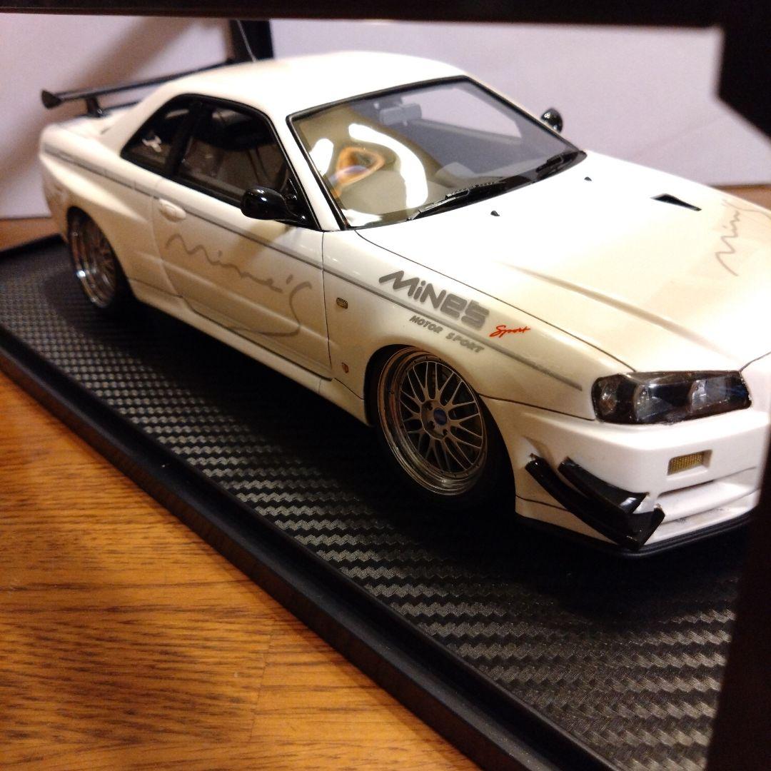 1/18 イグニッションモデル　日産　スカイラインGT-R Mine's R34