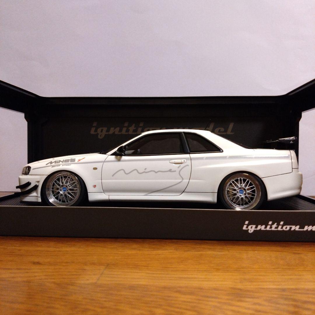 1/18 イグニッションモデル　日産　スカイラインGT-R Mine's R34