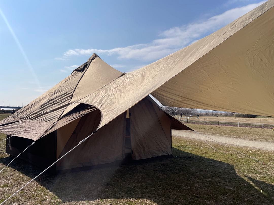 グロッケ8 ベージュ テントシェルター タープ付き