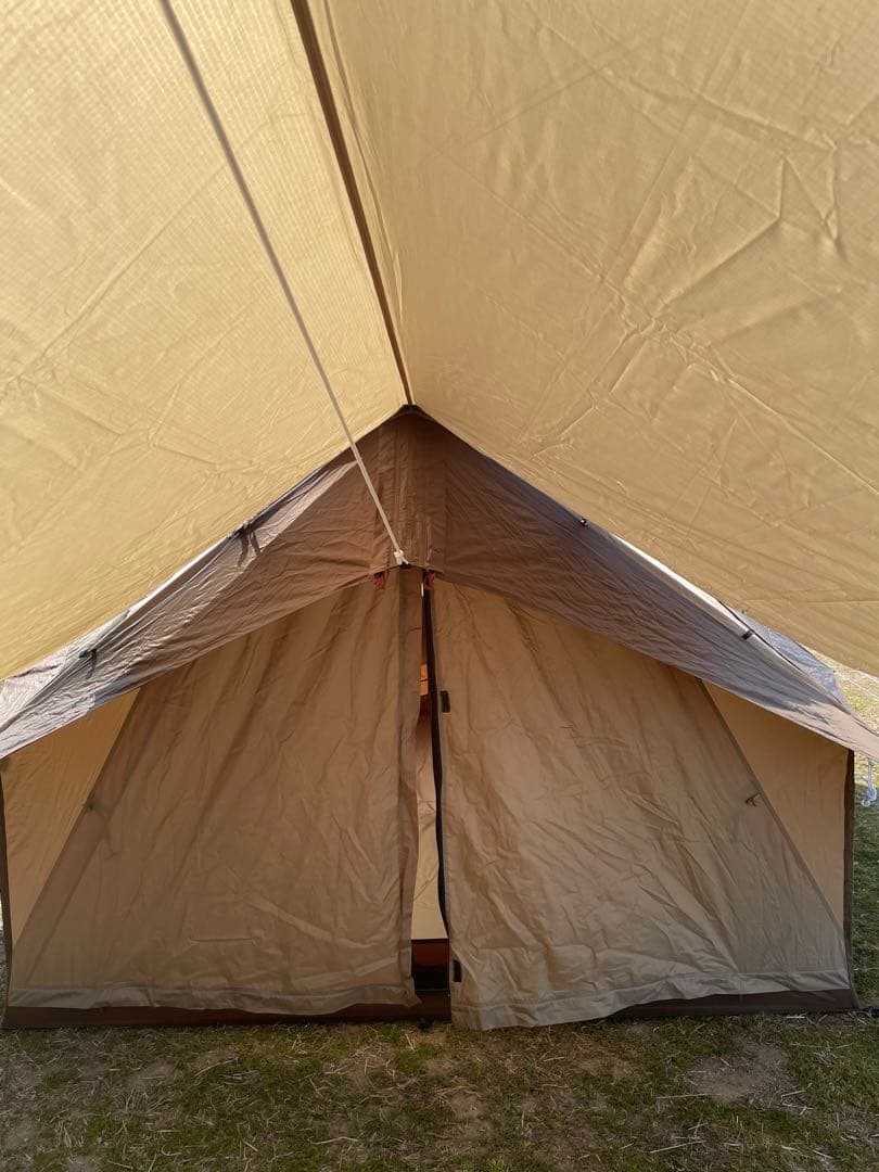 グロッケ8 ベージュ テントシェルター タープ付き
