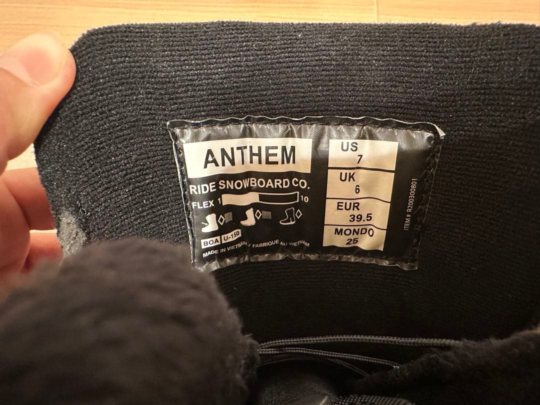 RIDE ANTHEM スノーボードブーツ 25cm BOAシステム