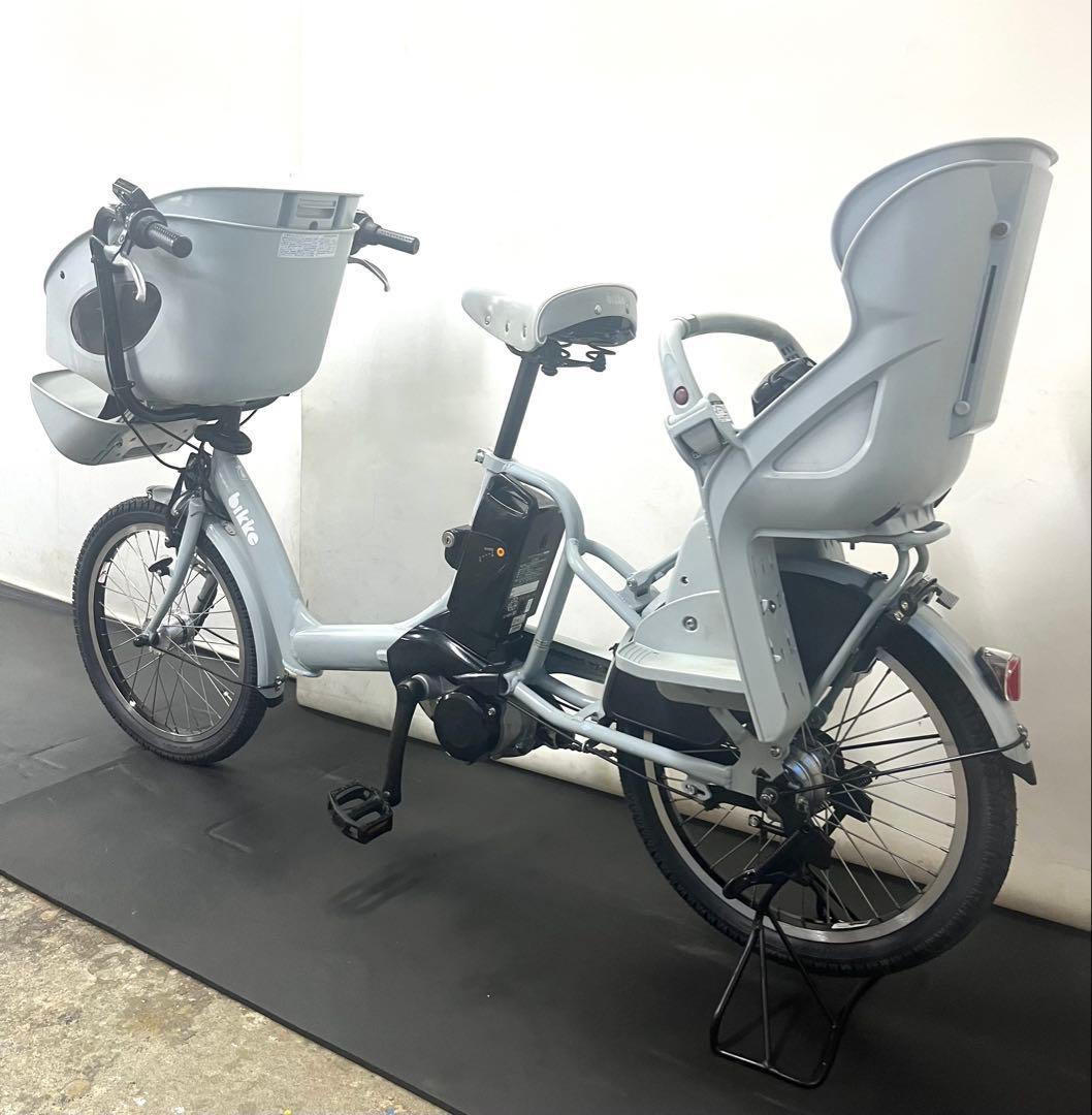 1年保証 ブリヂストン　ビッケポーラー　20インチ　水色　電動アシスト自転車