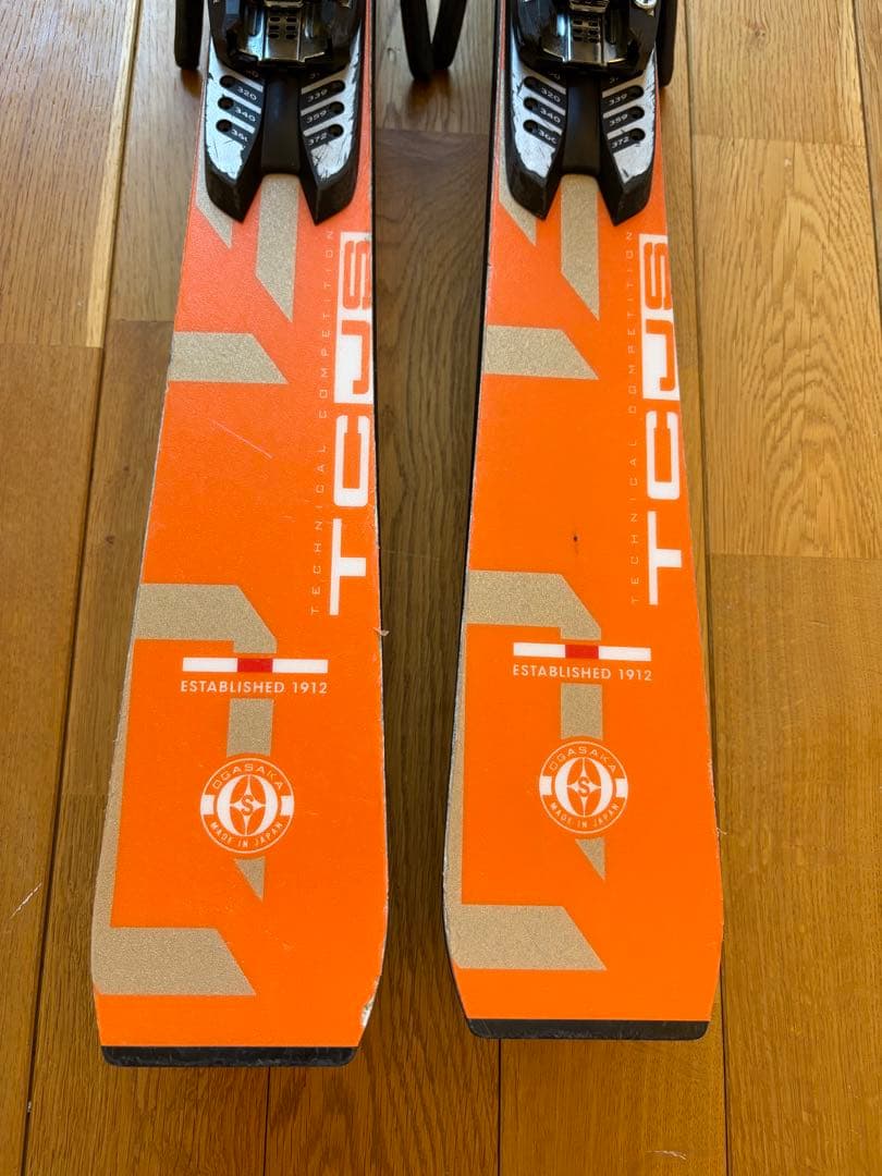 OGASAKA スキー板 オレンジ