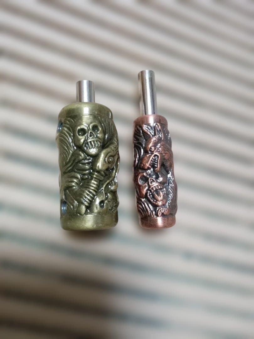 Q*n様 刺青 タトゥーマシンセット BG BR アート ピアス シャツ L 2