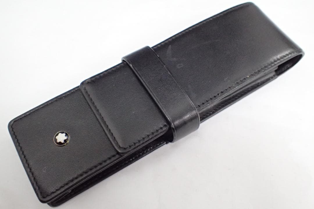 美品 モンブラン レザー ペンポーチ ペンケース