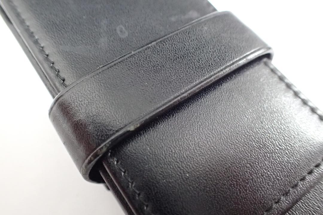美品 モンブラン レザー ペンポーチ ペンケース
