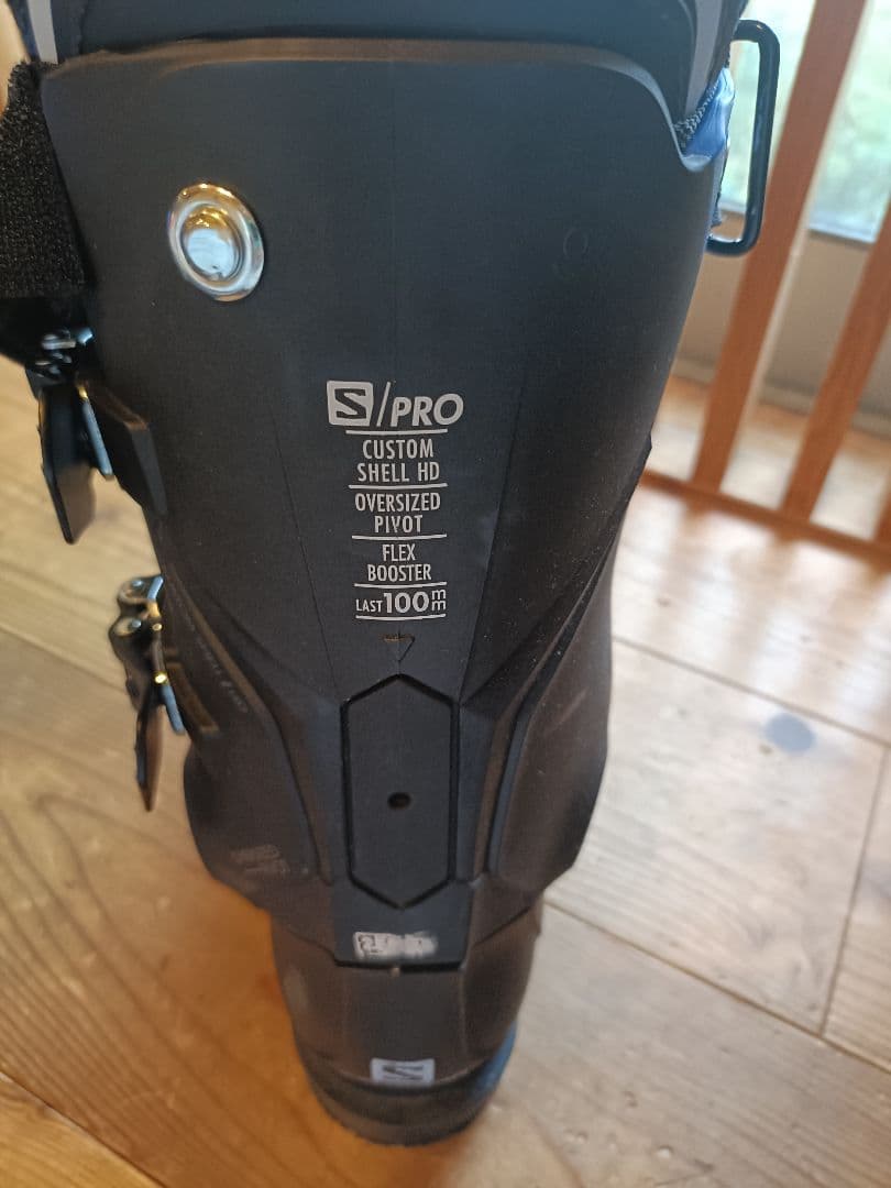 Salomon X90 スキーブーツ 黒/青25cm