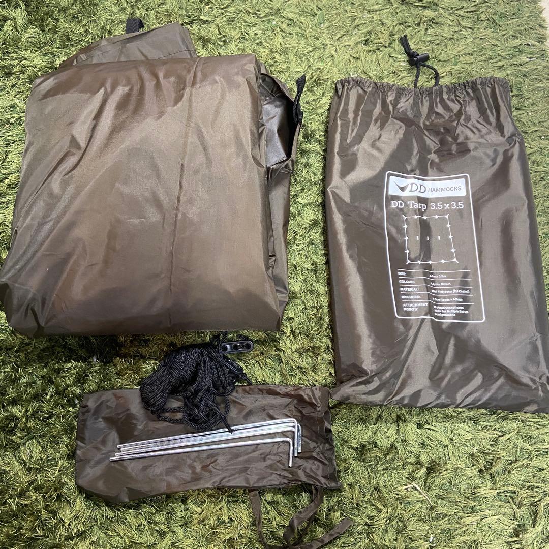 未使用⭐️DDタープ 3.5×3.5コヨーテブラウン
