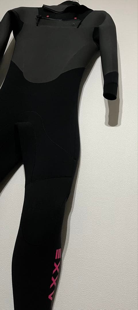 AXXE（アックス）セミドライウェットスーツ ブラック/グレー