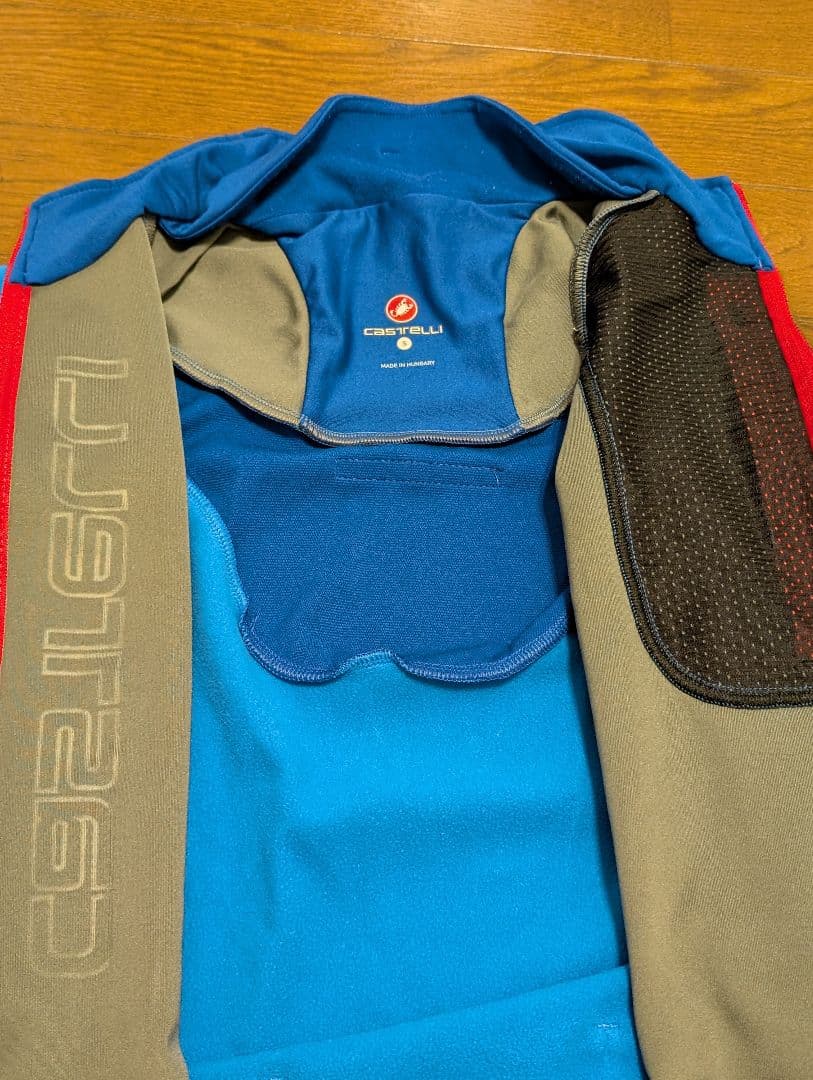 カステリ サイクルジャージ ゴアテックスウインドストッパー 上下セット