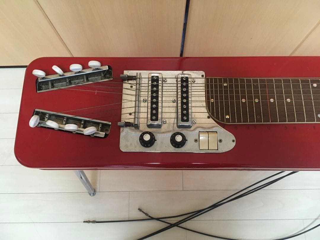 TEISCO スチールギター レッド 8弦