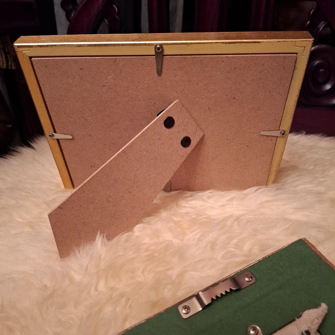 No.仏蘭西館　プチポワン　ミニ額　2点セット　アンティーク　ヴィンテージ