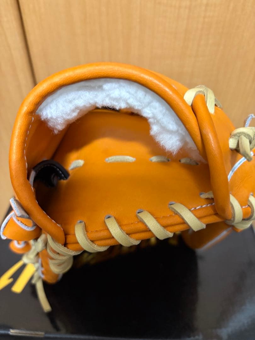 ZETTプロステイタス 今宮モデル軟式オーダーグラブ　オレンジ