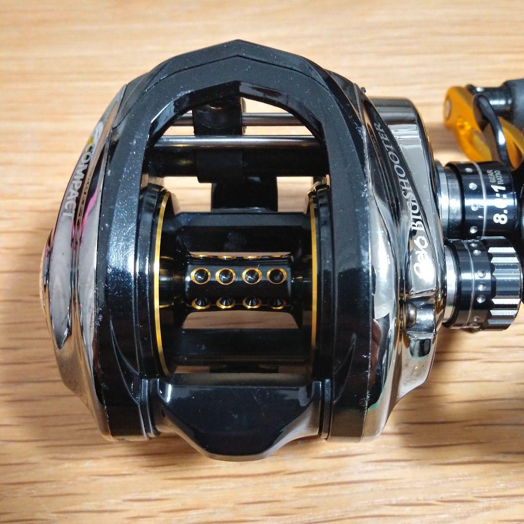 美品 アブガルシア　ビッグシューターコンパクト8 ベイトリール