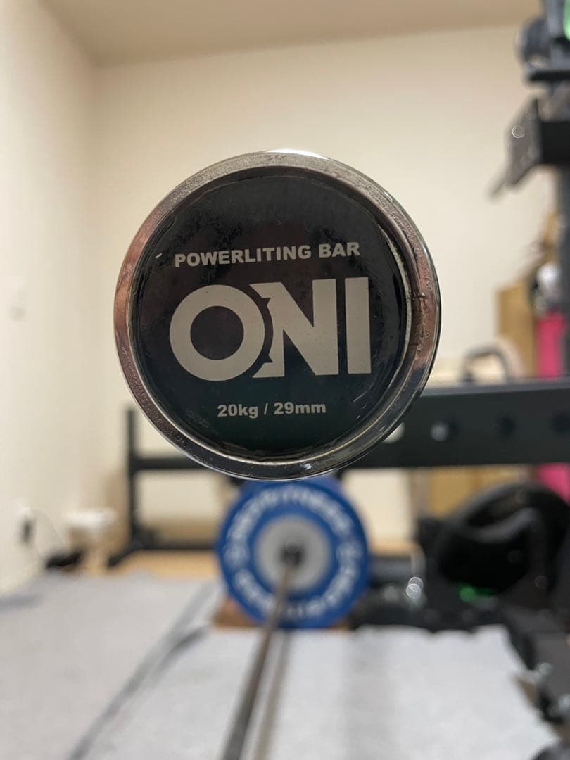 【京都引取限定】ONI 鬼 パワーリフティングバー シャフト 20kg 29mm