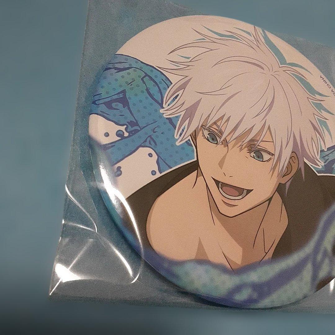 呪術廻戦セガラッキーくじ SPLASHBATTLE 希少 五条悟 缶バッジ1点