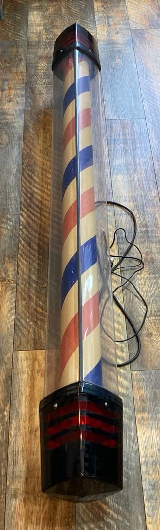 喜田アイデア　サインポール 取り付けステー付理容 理髪店バーバー 看板