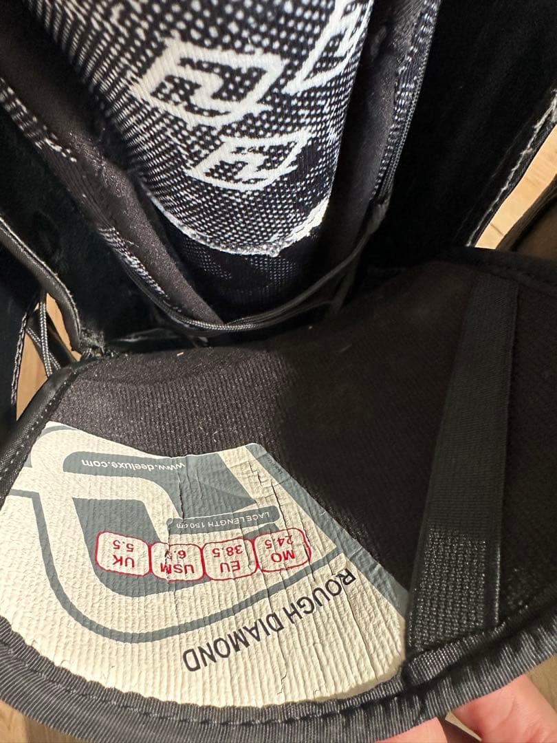 DEELUXE: Rough Diamond スノーボードブーツ黒 EU38.5