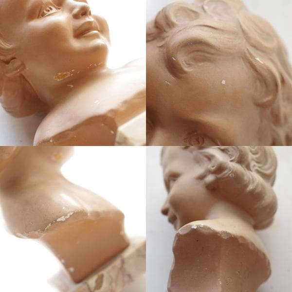 アンティーク　少女像