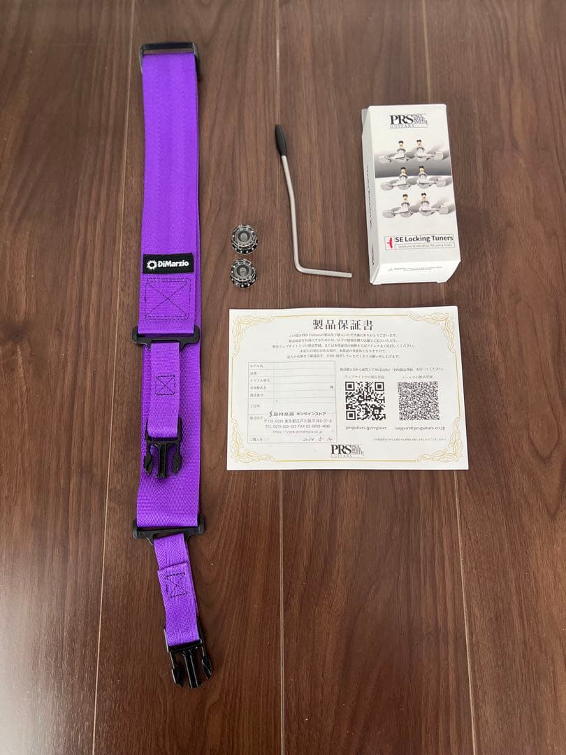 PRS SE Custom24 ロックペグ変更
