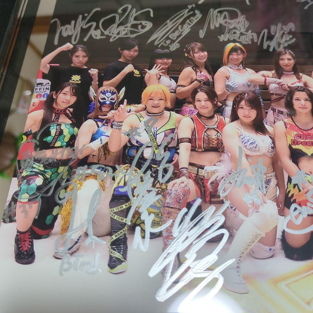 マリーゴールド 1/3 大田区総合体育館大会限定集合直筆サイン入りアクリルパネル