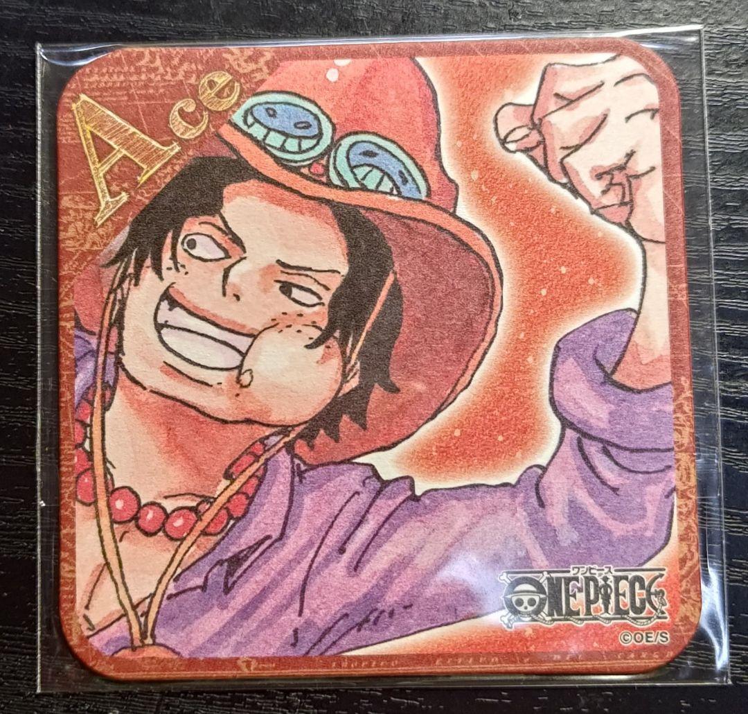 ONEPIECE アートコースター BOX 特典 ルフィ エース サボ