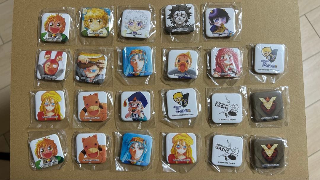 金色のガッシュ！！　ポップアップショップ　カプセルトイ　缶バッジ　コンプ