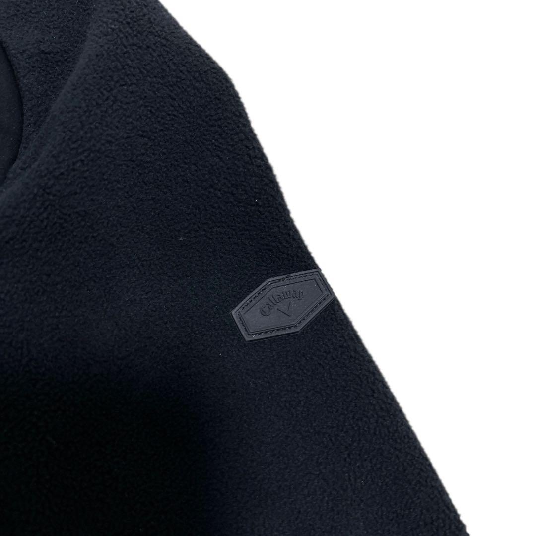 良品✨キャロウェイゴルフ　中綿　フリース　フルジップジャケット　L ブラック