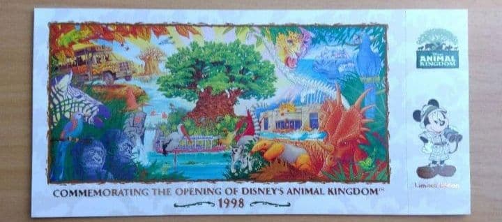 1998年レアグッズ!! 海外ディズニー WDW アニマルキングダム開業記念
