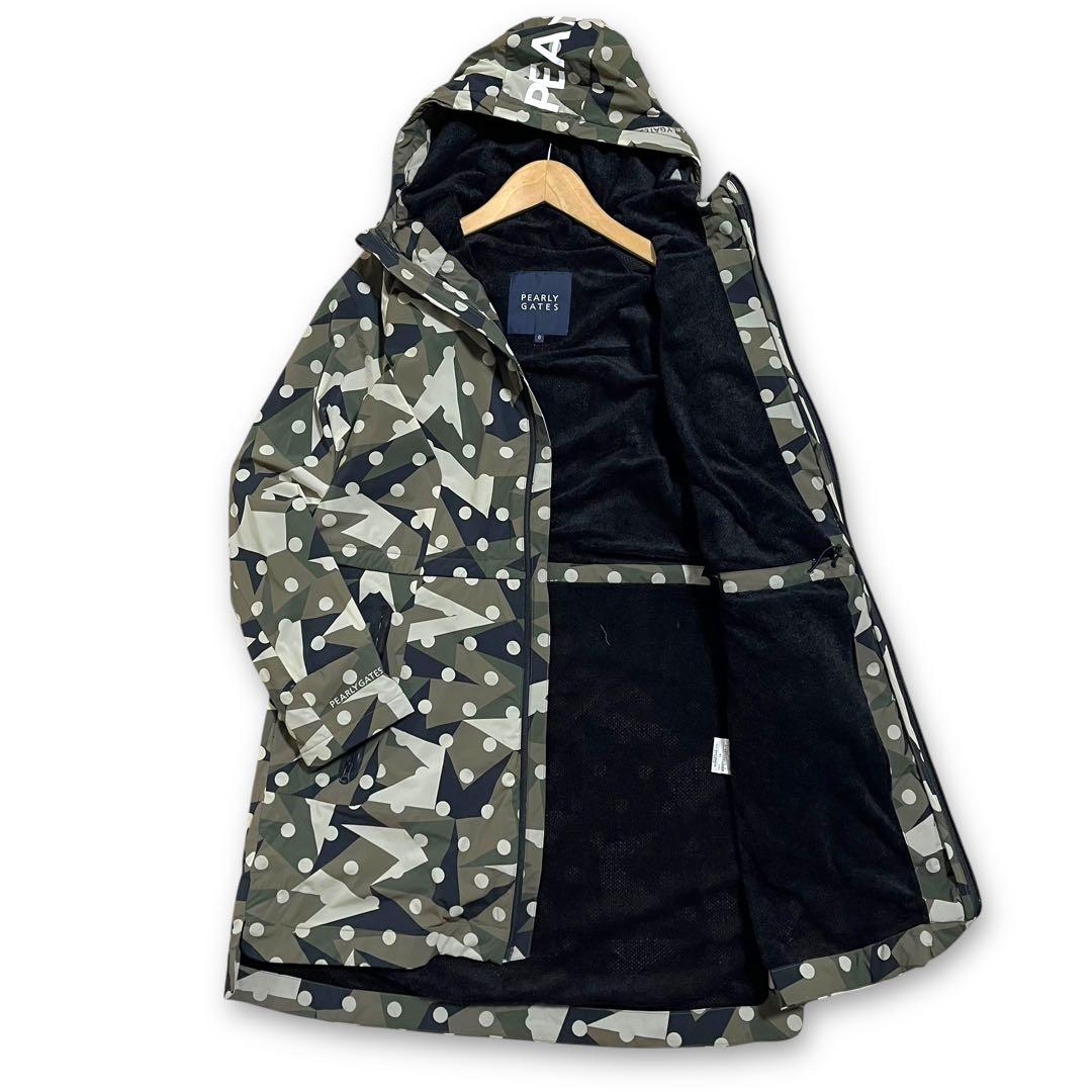 新品　パーリーゲイツ ドット迷彩 フリースライニング　コート　ジャケット