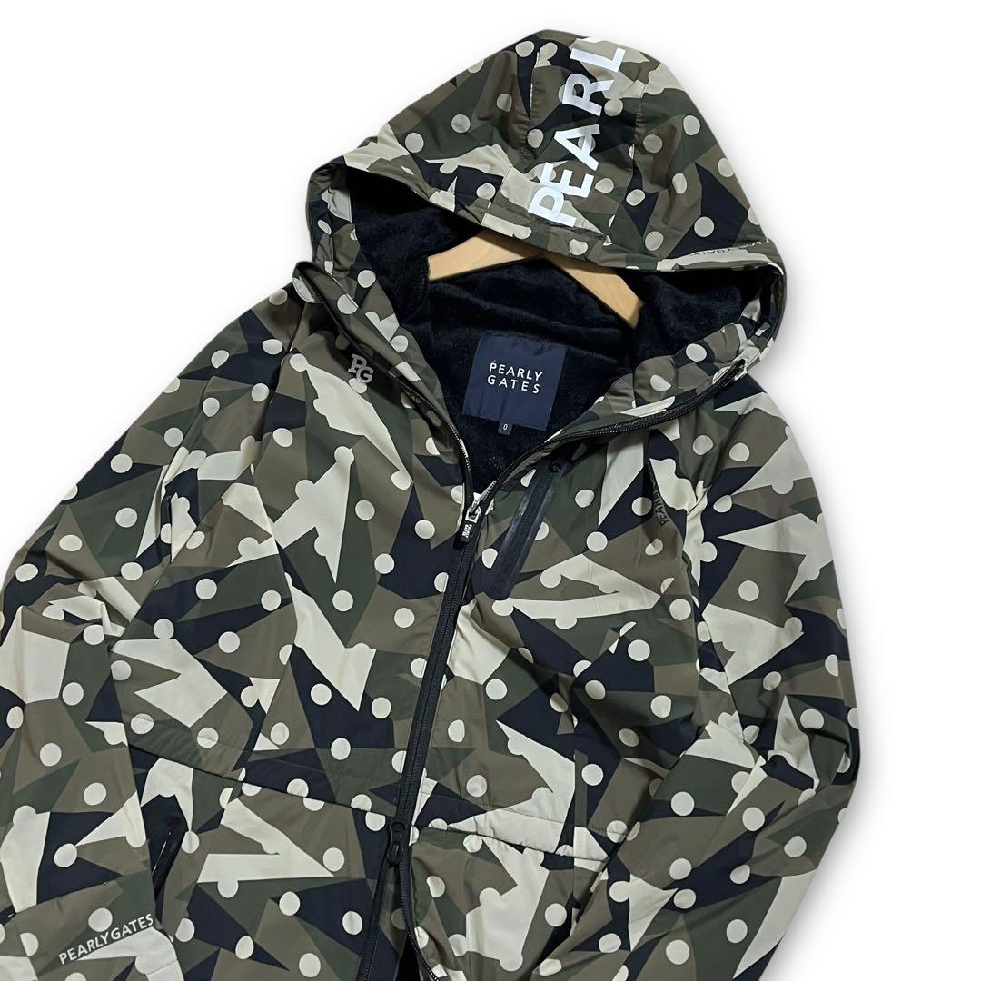 新品　パーリーゲイツ ドット迷彩 フリースライニング　コート　ジャケット
