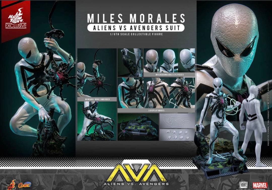 最安値ホットトイズスパイダーマンAliens Vs. Avengersスーツ