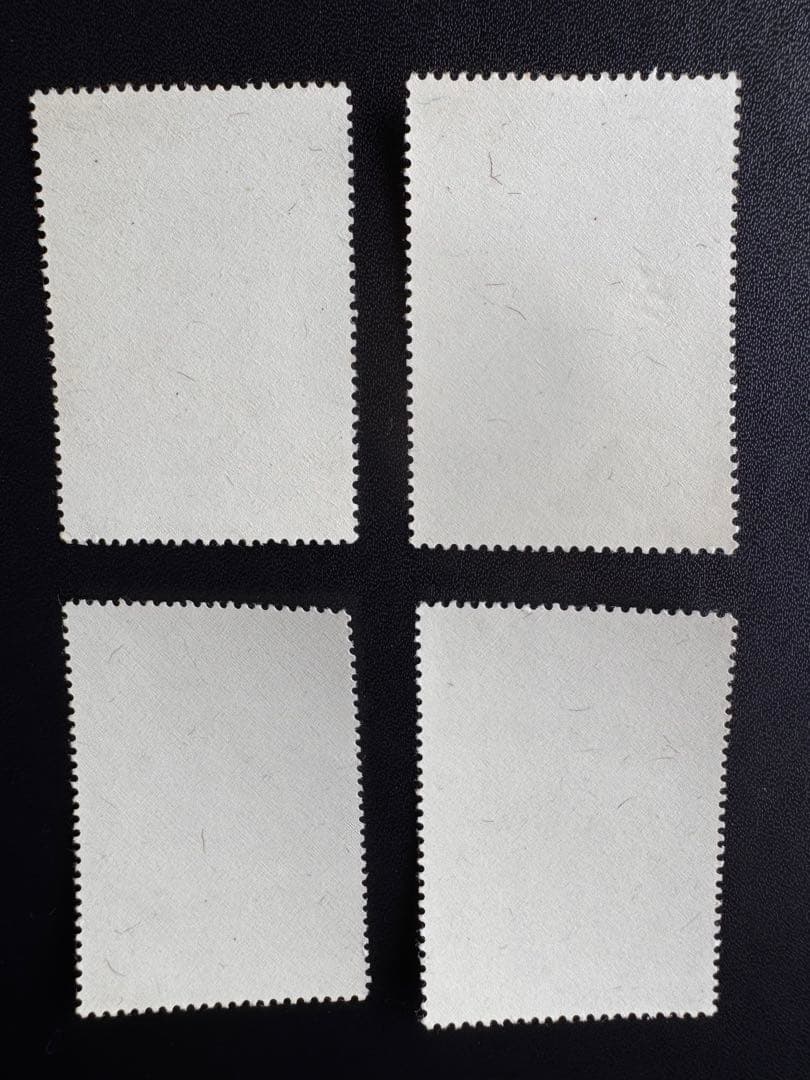 台湾切手（中華民国郵票）四人の皇帝 4枚セット　未使用