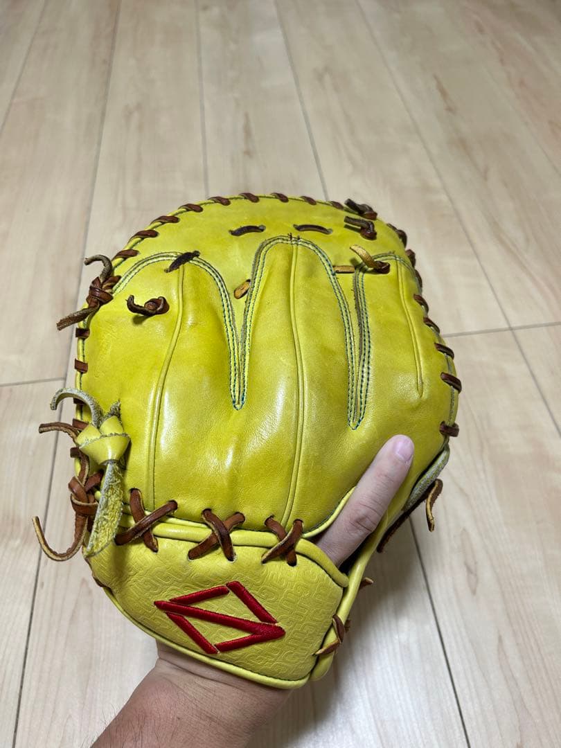 最終値引き価格　早い者勝ち超美品　グラブワークス　ファーストミット　硬軟兼用