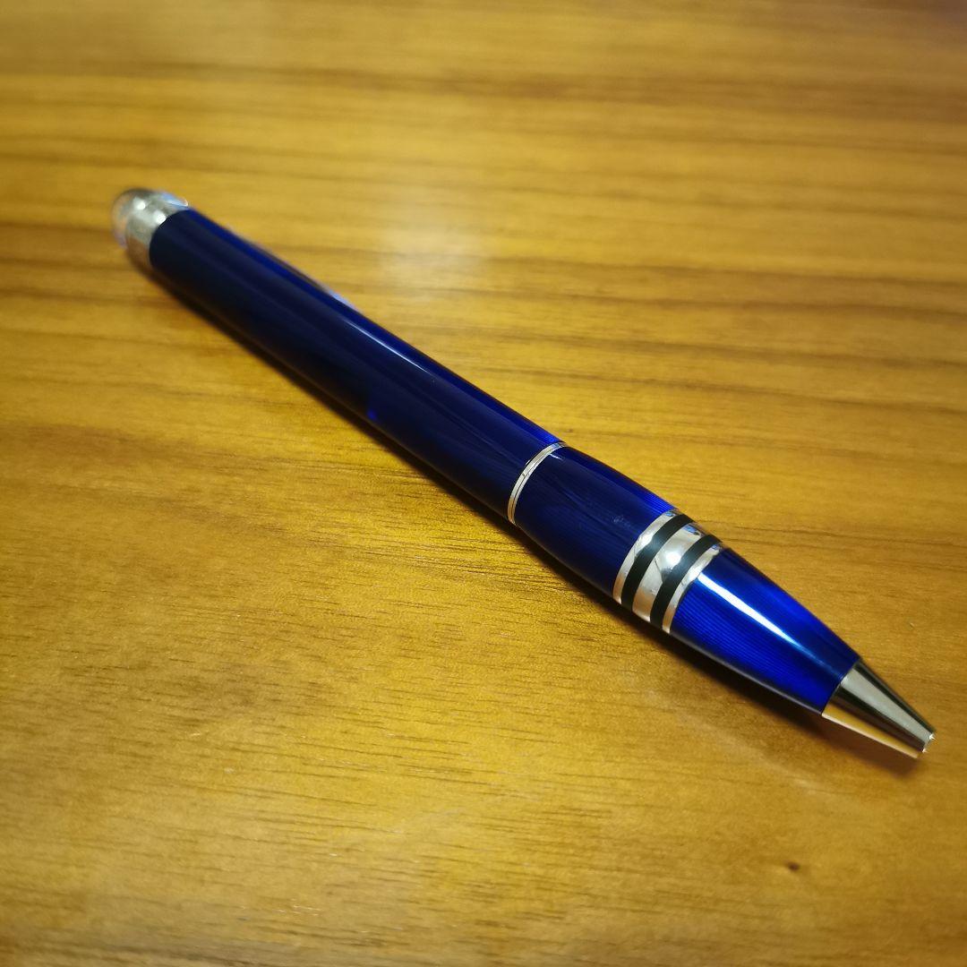 【美品】モンブラン　スターウォーカー　ボールペン　クールブルー