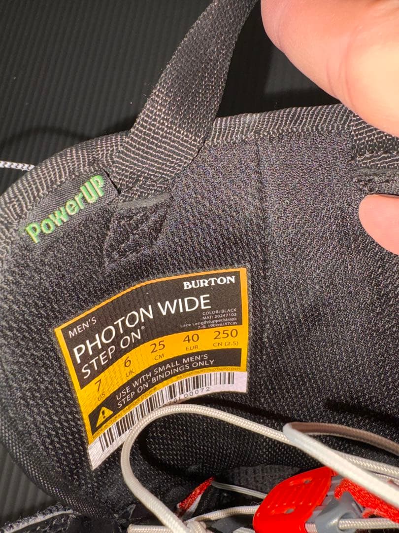 スノーボード BURTON PHOTON WIDE STEPON 25cm