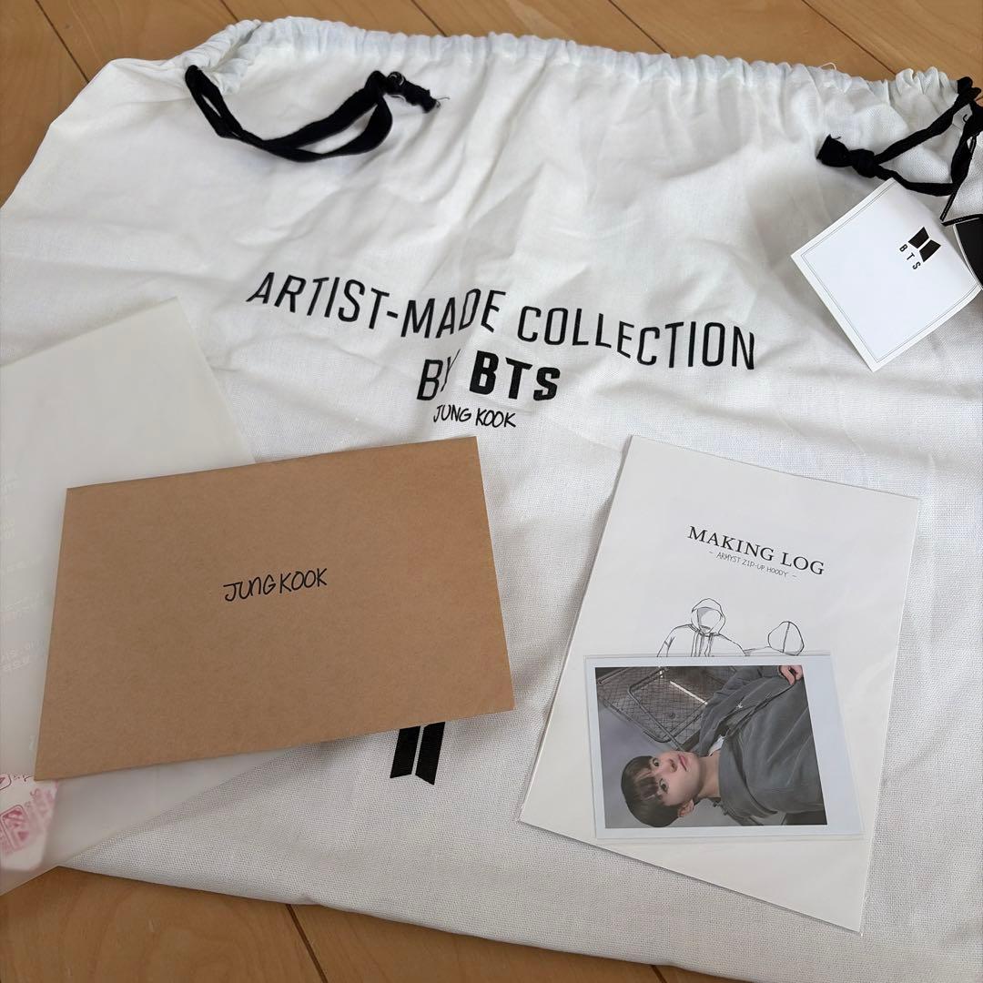 ARMYST ホワイト ジョングク パーカー