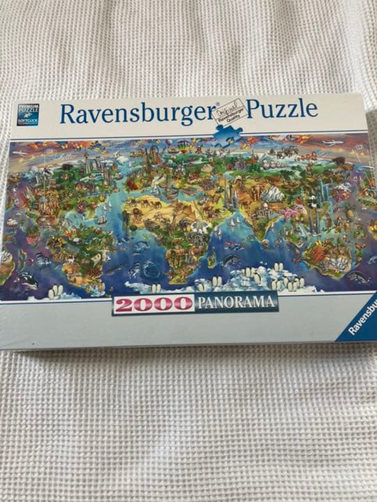 製造終了品　レア　2000ピース　世界地図　ジグソーパズル