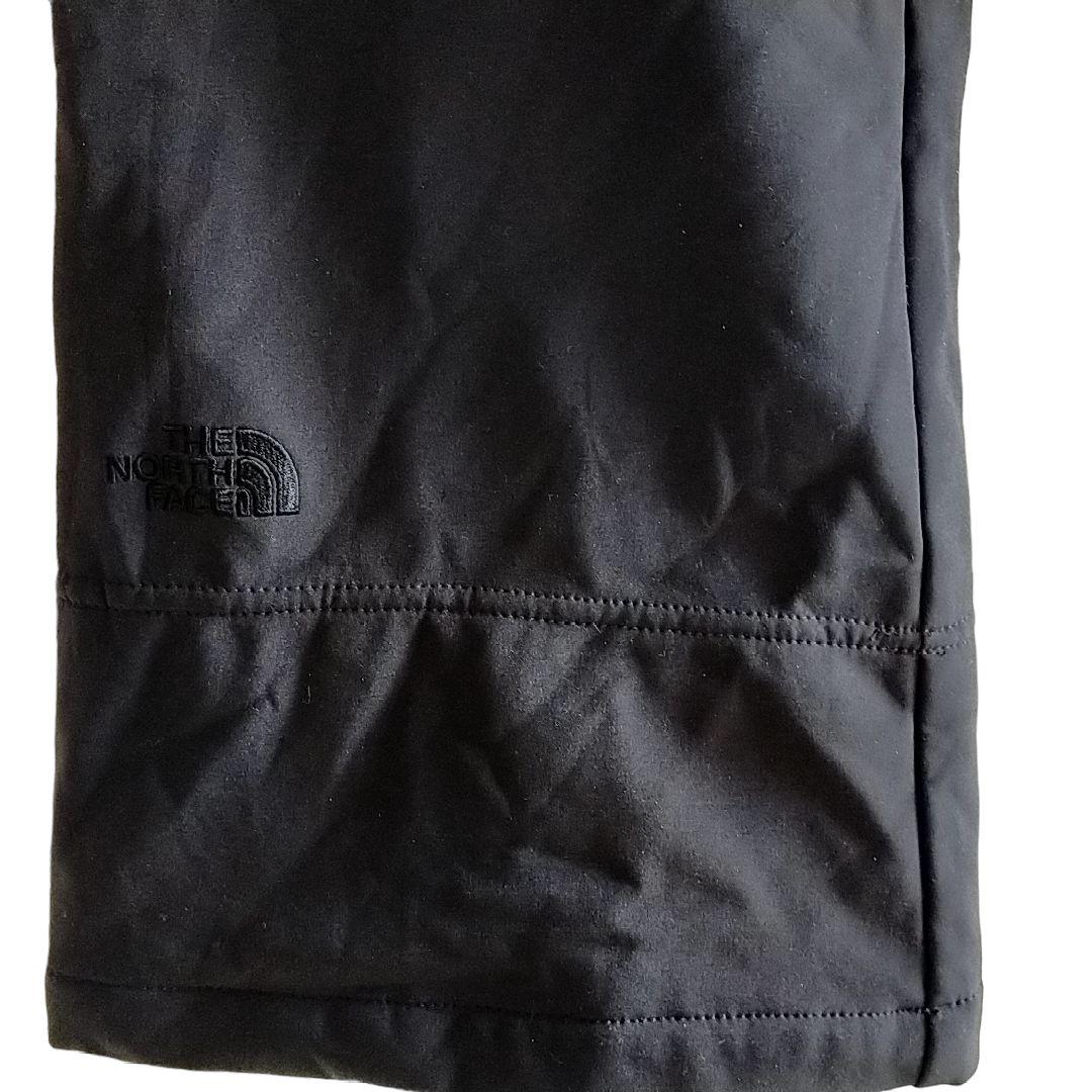 【高機能】US ノースフェイス ソフトシェル素材 登山 雪山 パンツ 黒 XL