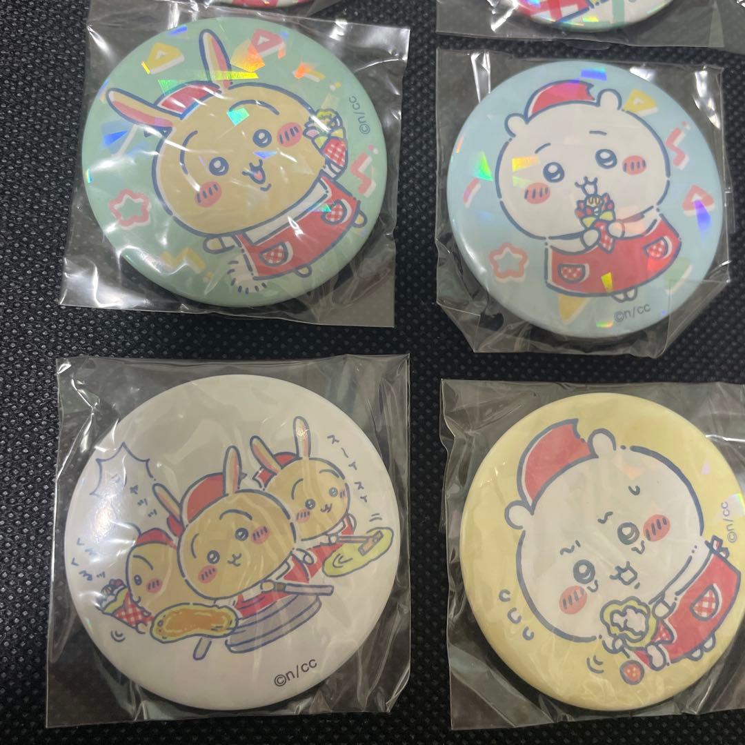 ちいかわ マリオンクレープ コラボ 缶バッジ コンプリートセット