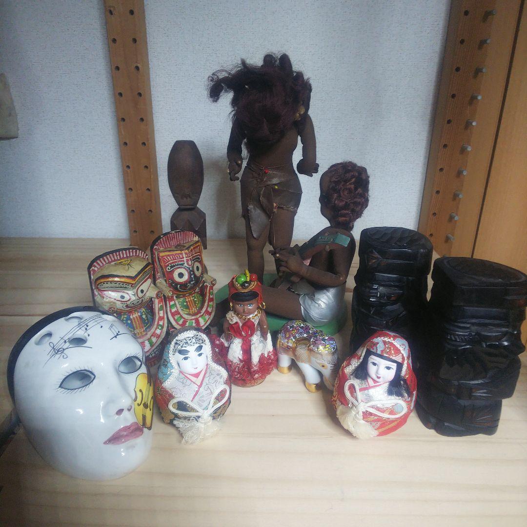 呪物 コレクション まとめ売り 呪物コレクター用 民物 民族 置物 人形 骨董品