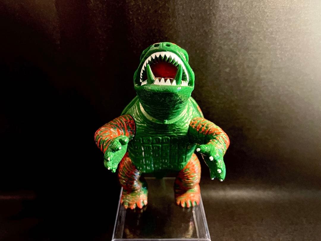 日東 レトロ　ソフビ ガメラ 緑腹タイプ 2期復刻