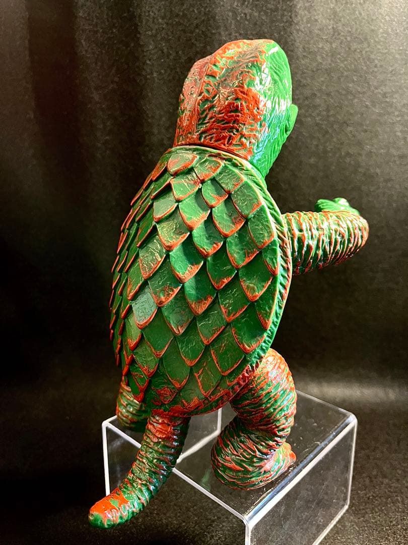 日東 レトロ　ソフビ ガメラ 緑腹タイプ 2期復刻