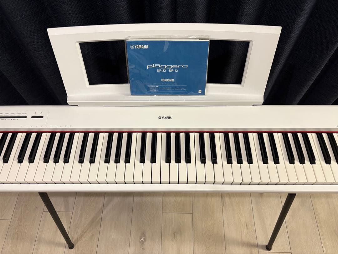 YAMAHA 電子キーボード piaggero NP-32 ホワイト